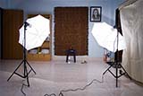 The Electra lights provide very even lighting for product shots and macro - Click for larger image