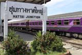 Train waiting at Hat Yai railway station - Click for larger image