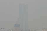 Smog from Indonesian forest fires - Click for larger image