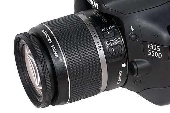 Canon 18-55mm f/3.5-f/5.6 IS lens