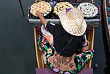 Floating market vendor, Hat Yai, Thailand - Click for larger image