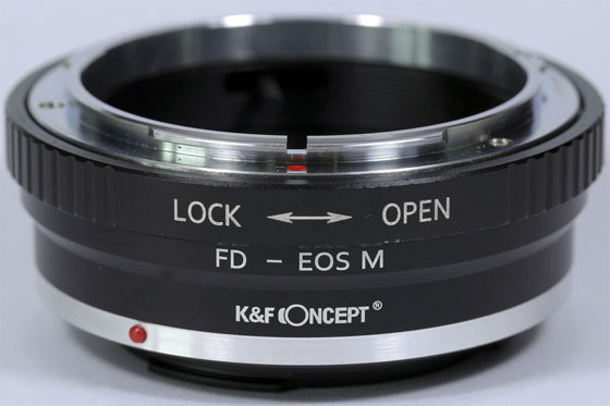 K&F Concept Canon FD to EOS M adapter