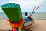 Garlanded longtail bow, Nakhon Sri Thammarat, Thailand - Click for larger image