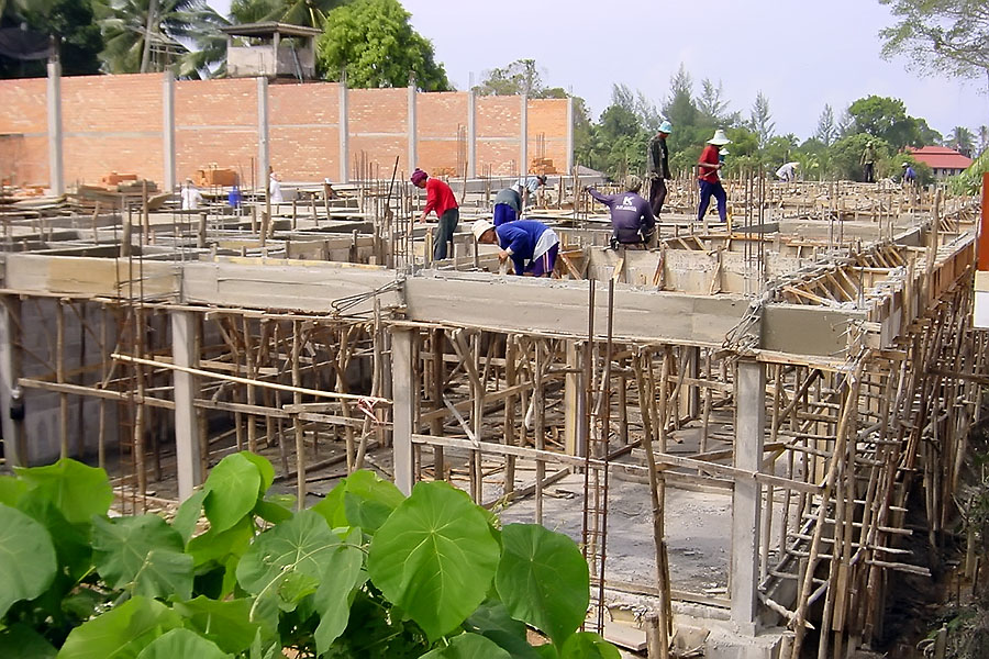A huge amount of development had been taking place in Khaolak before the tsunami struck