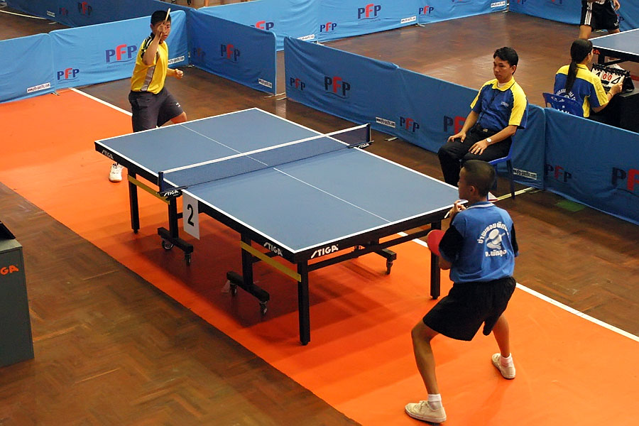 Thai national table tennis championships; the Thais are very skilled at certain sports