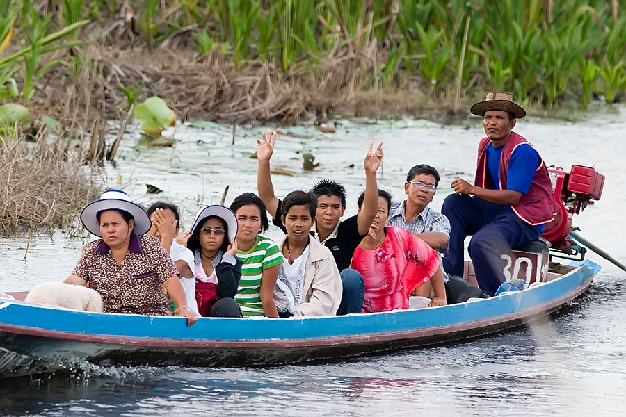 Thais taking to the water