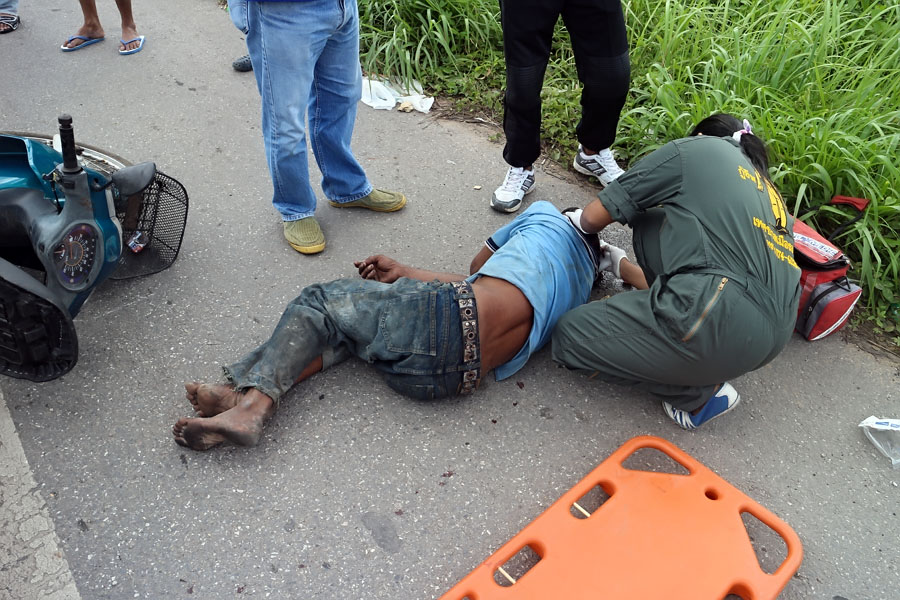 So many road accidents in Thailand