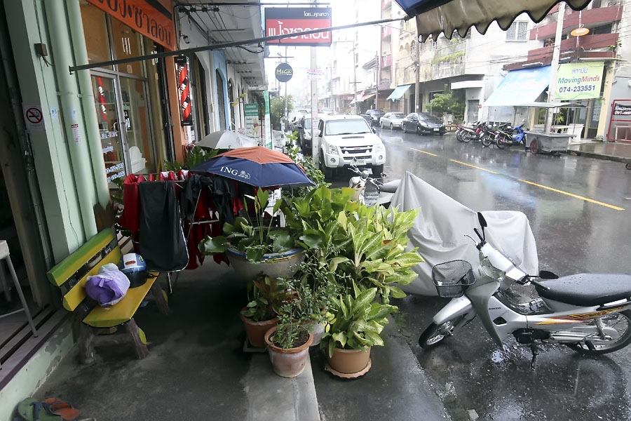 Blocked to pedestrians