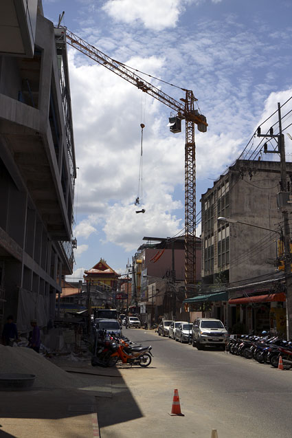 Crane in Thailand