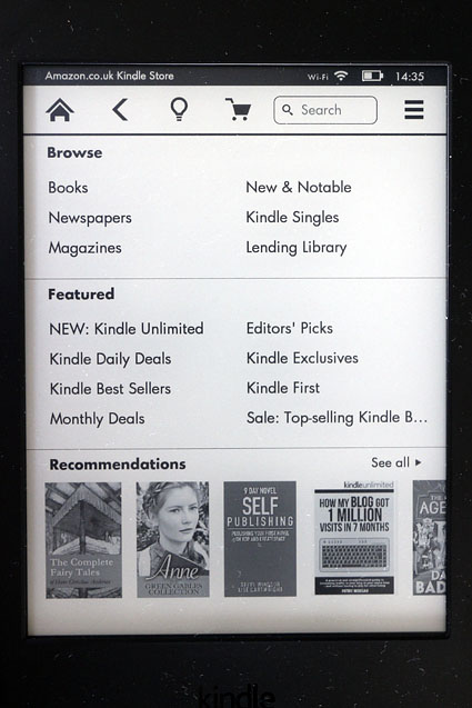 My new Kindle Paperwhite