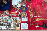 Amulets and other magical objects for sale on the streets of Thailand - Click for larger image