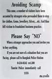 Always avoid scamps in Thailand - Click for larger image