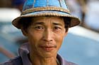 Burmese man on the border, Mae Sot - Click for larger image