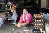 Selling eggs at a Thai fresh market - Click for larger image