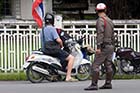 Farang on a bike, Chiang Mai - Click for larger image