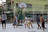 Nice jump shot; basketball is popular in Thailand - Click for larger image