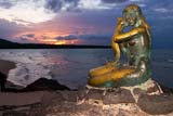 Mermaid at sunset - Click for larger image