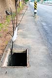Missing storm drain covers - Click for larger image