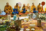 Monks at Songkran - Click for larger image