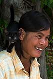 Orphaned kitten, Sukhothai - Click for larger image
