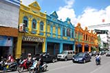 Painted shophouses - Click for larger image