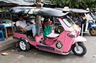 Pink tuk-tuk, Chiang Mai - Click for larger image