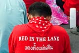 Red shirt protester in Bangkok - Click for larger image
