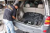 Reversing sensors installation - Click for larger image