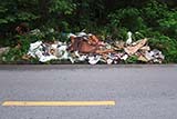 Discarded rubbish  - Click for larger image