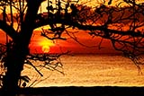 Sunset as seen from Surin beach, Phuket, Thailand - Click for larger image